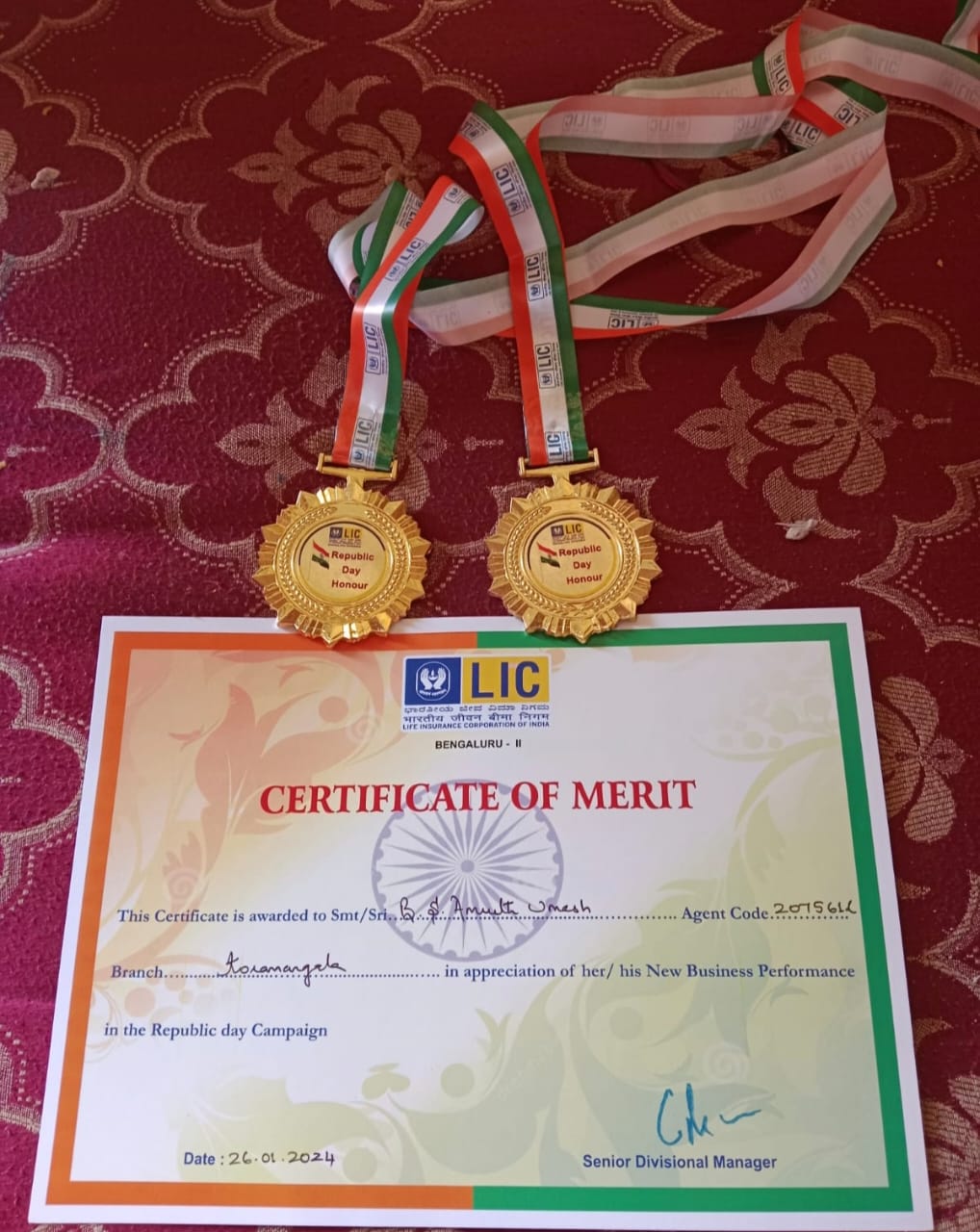 Certificate of Merit