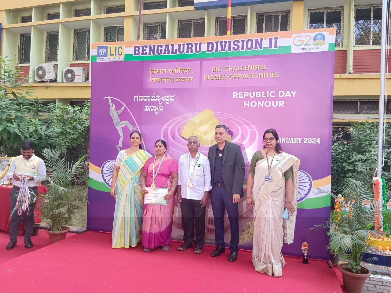 Honored for Republic Day